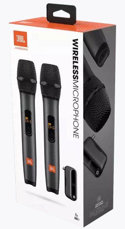 Caixa De Som PartyBox 100 Bluetooth + 2 Microfones s/fio JBL